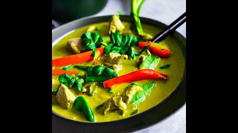 Keto Green New American Vegetarian| Keto All-Vegetable Thai Green Curry