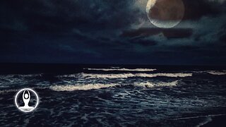 Ocean Black Screen || Beach Waves For Relaxing & Meditation