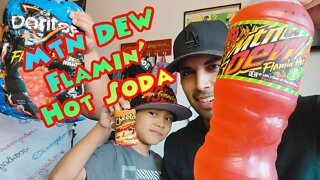 MTN DEW Flamin' Hot With A Blast Of Heat And Citrus Soda Review