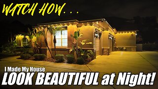 Make Your House Look AMAZING at Night! | Permanent House Lights by Novostella