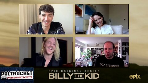 Tom Blyth, Eileen O’Higgins & Daniel Webber ("Billy The Kid") interview with Darren Paltrowitz