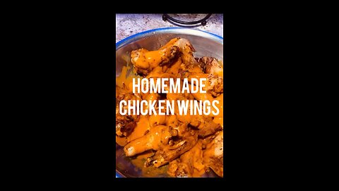 Homemade Buffalo Chicken wings