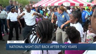 National Night Out returns after two years to unite police and the community