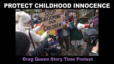 Protect Childhood Innocence - Drag Queen Story Time Protest