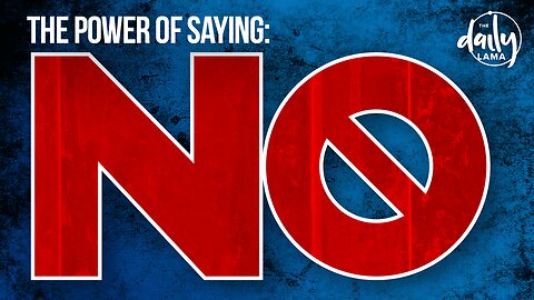 The Power of Saying NO!