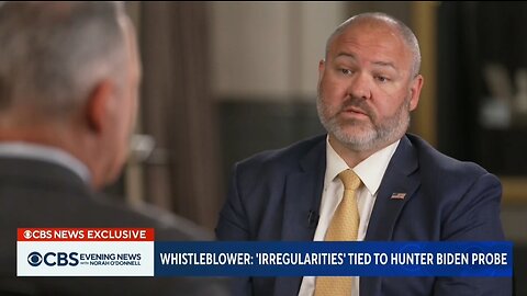 IRS Whistleblower: DOJ Slow-Walked Hunter Biden Tax Probe