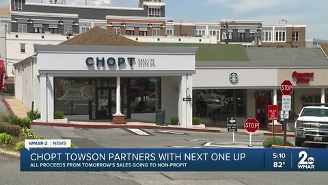 Chopt Towson partners with Next One Up to help benefit young men