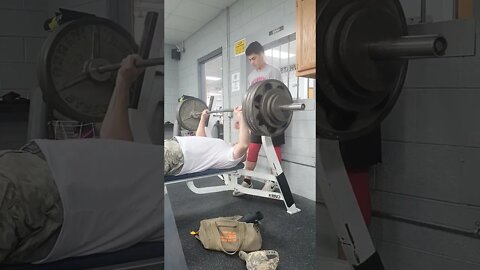 Training for the senior Olympics, 395lbs Raw Bench