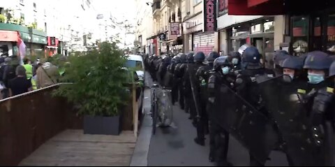 2021 August 07 France Resistance Against Healthy Pass, Against MacronsTyranny