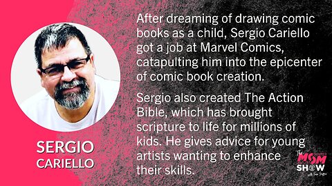 Ep. 352 - Marvel Character Cartoonist Sergio Cariello Creates World-Renowned Action Bible for Kids