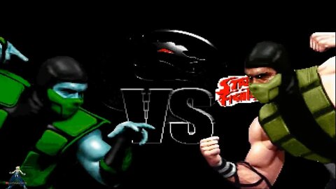 XMugen Mortal Kombat Vs.Street Fighter:The Invasion Play As Sub-Reptile On Xbox