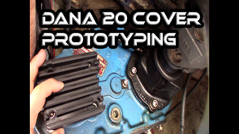 3018 CNC Aluminum Facing Operation Early Bronco Dana 20 Cover Prototype Part 1