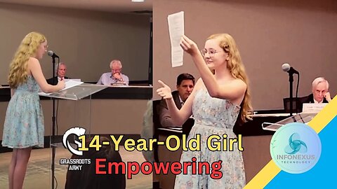 14-Year-Old Girl Empowering Response to School Board Walkout: A Moment of Impact