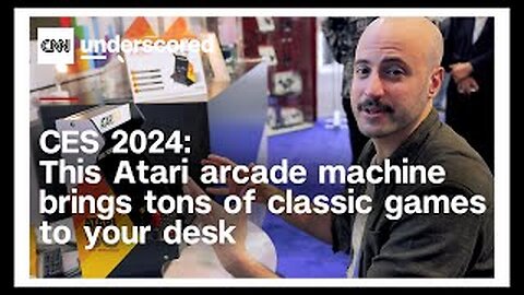 CES 2024: This Atari arcade machine brings tons of classic games to your desk