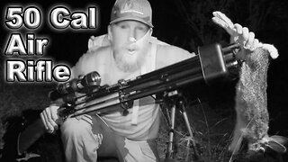 Catch and Cook Rabbit With 50 Cal Air Rifle Dragon Claw / Day 16 Of 30 Day Survival Challenge Texas