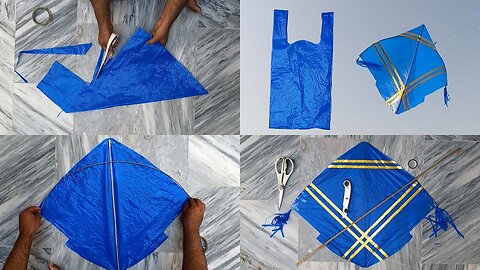How To Make a Sharla Kite with a Shopping Bag