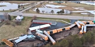 SHELTER IN PLACE AS TRAIN DERAILS IN SPRINGFIELD OHIO-HAZMAT CREWS RESPONDING*