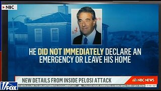 DELETED NBC VIDEO on Paul Pelosi. NBC aired it, and then DELETED IT