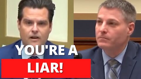 GAETZ To FBI: Your Claims Are A JOKE!