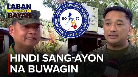 Ilang opisyal ng militar, hindi sang-ayon na buwagin ang NTF-ELCAC