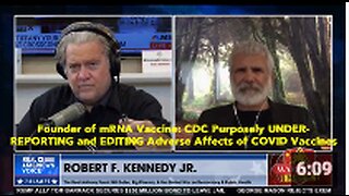 Founder of mRNA Vaccine: CDC Purposely UNDER-REPORTING and EDITING Adverse Affects of COVID Vaccines