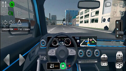 Mercedes Benz A Class Test Driving - Driving In Highway -Real Driving Simulator