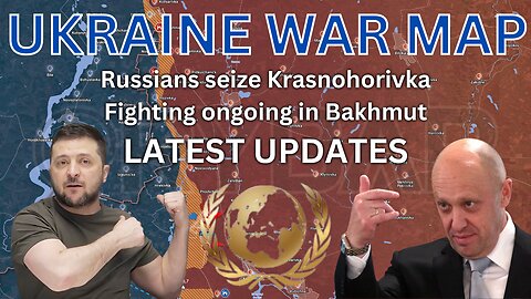 Russians SEIZE Krasnohorivka Fighting in Bakhmut ongoing - Ukraine War Map Update - March 11 2023