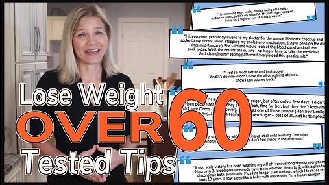 Lose Weight Over 60: 3 Practical & Tested Tips from Those Doing It