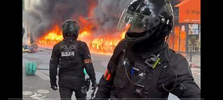 French workers day protests - Stormy May day