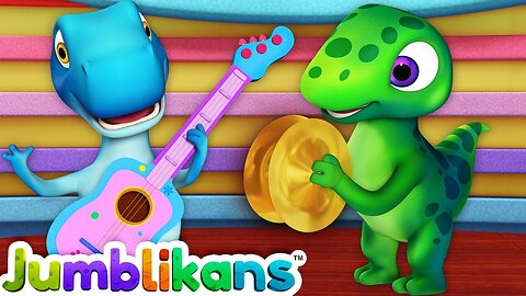 Musical Instruments Song with Jumblikans Dinosaurs- Kids Learning Songs - ChuChuTV Nursery Rhymes