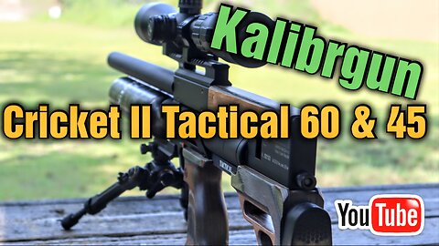 KALIBRGUN Cricket 2 Tactical 60 & 45 | Admist Two Crickets | Atlas Airguns #kalibrgun #airgun