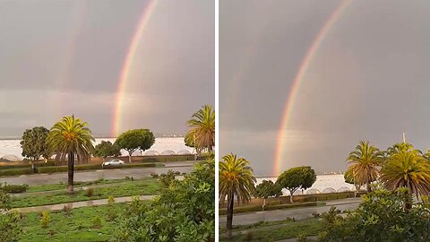 Incredible view from Oxnard looking across Ventura county