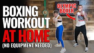 20-Minute Boxing Workout at Home (NO EQUIPMENT NEEDED!!)