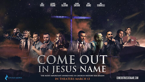 Come out in Jesus name official movie trailer - In theaters March 13th
