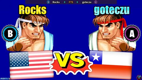 Street Fighter II': Hyper Fighting (Rocks Vs. goteczu) [U.S.A. Vs. Chile]