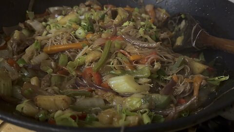 Filipino Stir-Fry Pancit With Chef