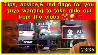 Going out with girls outside the clubs 👯‍♀️🍹Tips & advice & red flags to look out for