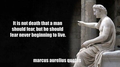 MARCUS AURELIUS - MEDITATION Quotes - STOIC WISDOM for better living and emotional control.