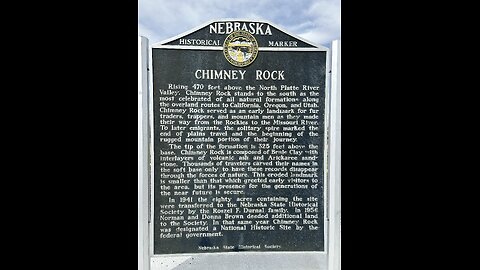 Chimney Rock, Oregon Trail, Nebraska 4/16/24