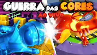 GUERRA DAS CORES VERMELHO VS AZUL