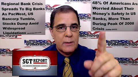 USA Watchdog: Banking Bummer Not Over, Crash Coming?, CV19 Vax Deaths Ignored + SGT Report | EP823c