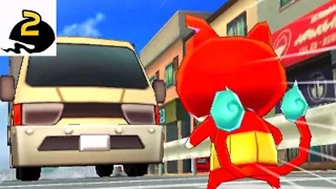 Let’s Play Yo-kai Watch - Episode 2 - Jibanyan Vs. Truck