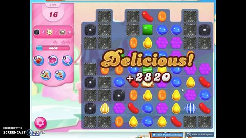 Candy Crush Level 2125 Audio Talkthrough, 1 Star 0 Boosters