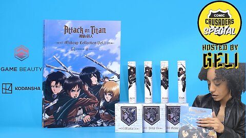 Product Review: Attack on Titan Makeup Collection Vol 1