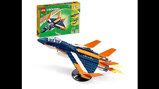 Speed build review ￼LEGO Creator 3in1 Supersonic Jet Plane