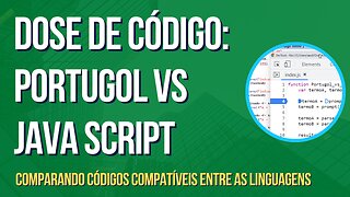 Dose de Código: Transcrevendo um código em PORTUGOL para JAVASCRIPT