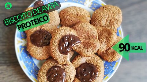 Receita de Biscoitos de Aveia com Whey Protein