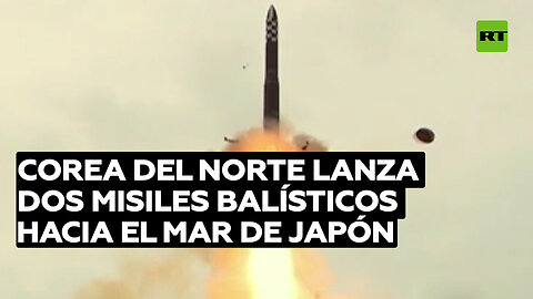 Reportan que Corea del Norte lanza dos misiles balísticos hacia el mar de Japón