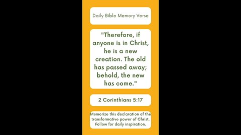 Bible Memory Verse of the Day #christianity #God #Jesus #Bible #Biblestudy #2Corinthians