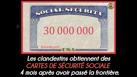 Les clandestins ont des CARTES DE SÉCURITÉ SOCIALE 4 mois après avoir passé la frontière.